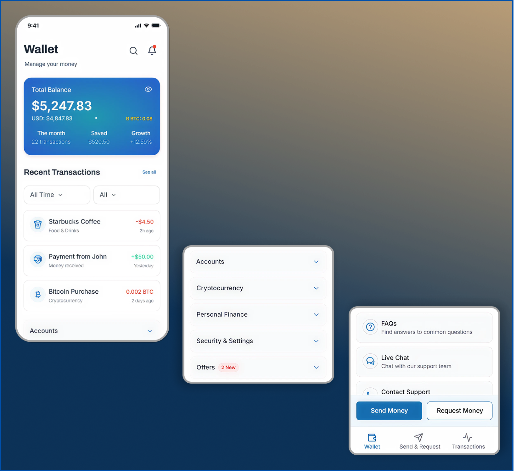 کارت Total Balance: دیدپذیری کامل در یک نگاه