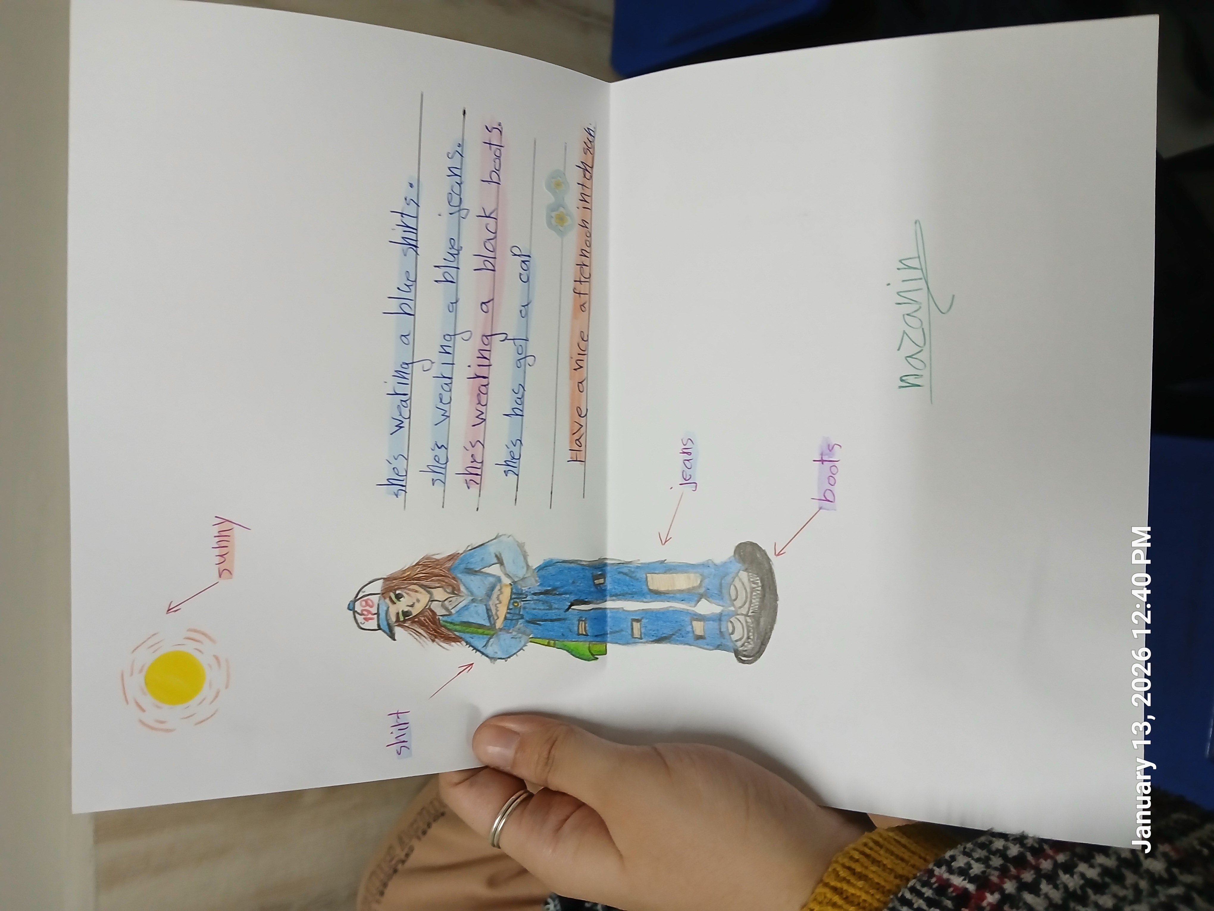 وقتی یکی از دانش‌آموزام تصمیم گرفت تا بیشتر نقاشی بکشه چون نقاشیش خوبه!