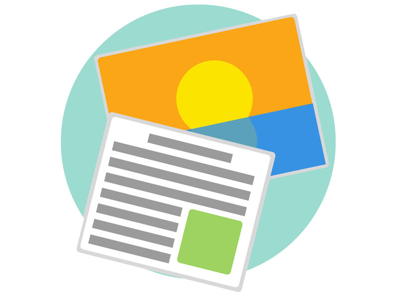 https://dribbble.com/shots/1189326-Pic-And-Text-Flat
