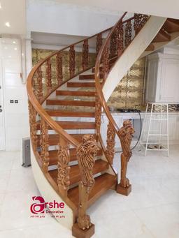 اجزای تشکیل‌دهنده‌ی نرده چوبی