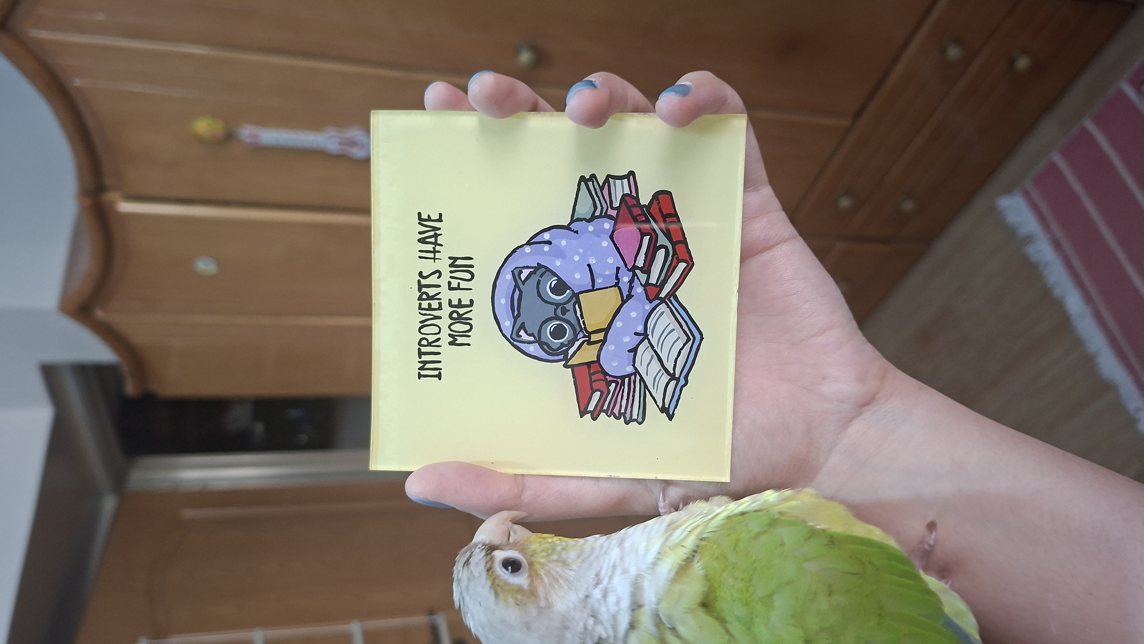 کادوی لیلی با هنر سمیرا.ناخونای توی تصویرمو هم یاسی خوشگل کردا=)