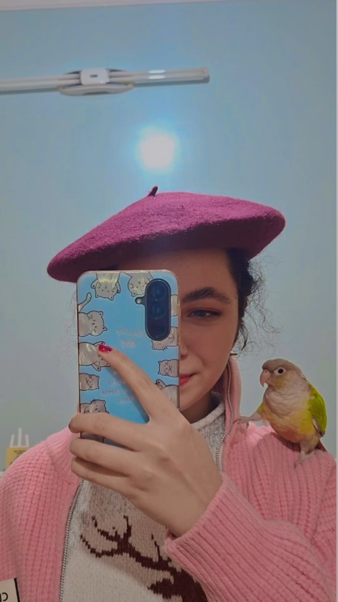 ایشون خوشگلک بانمک منه. اسمش :فری ...کلاه رو ستایش ۱۲بهمن بهم کادو داد.تولد بود. ولی خب بلد نیستم درست سر کنم😅واقعا کلاهو دوست دارم:))))