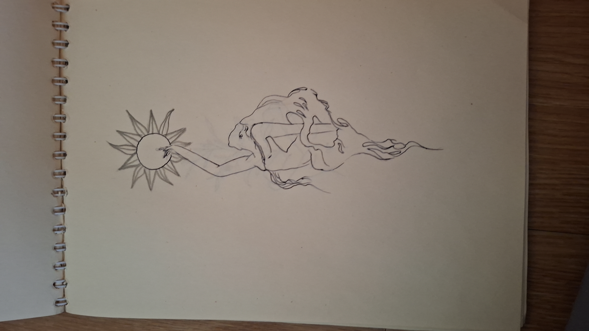 طرحش رو از پینترست پیدا کردم و کشیدم