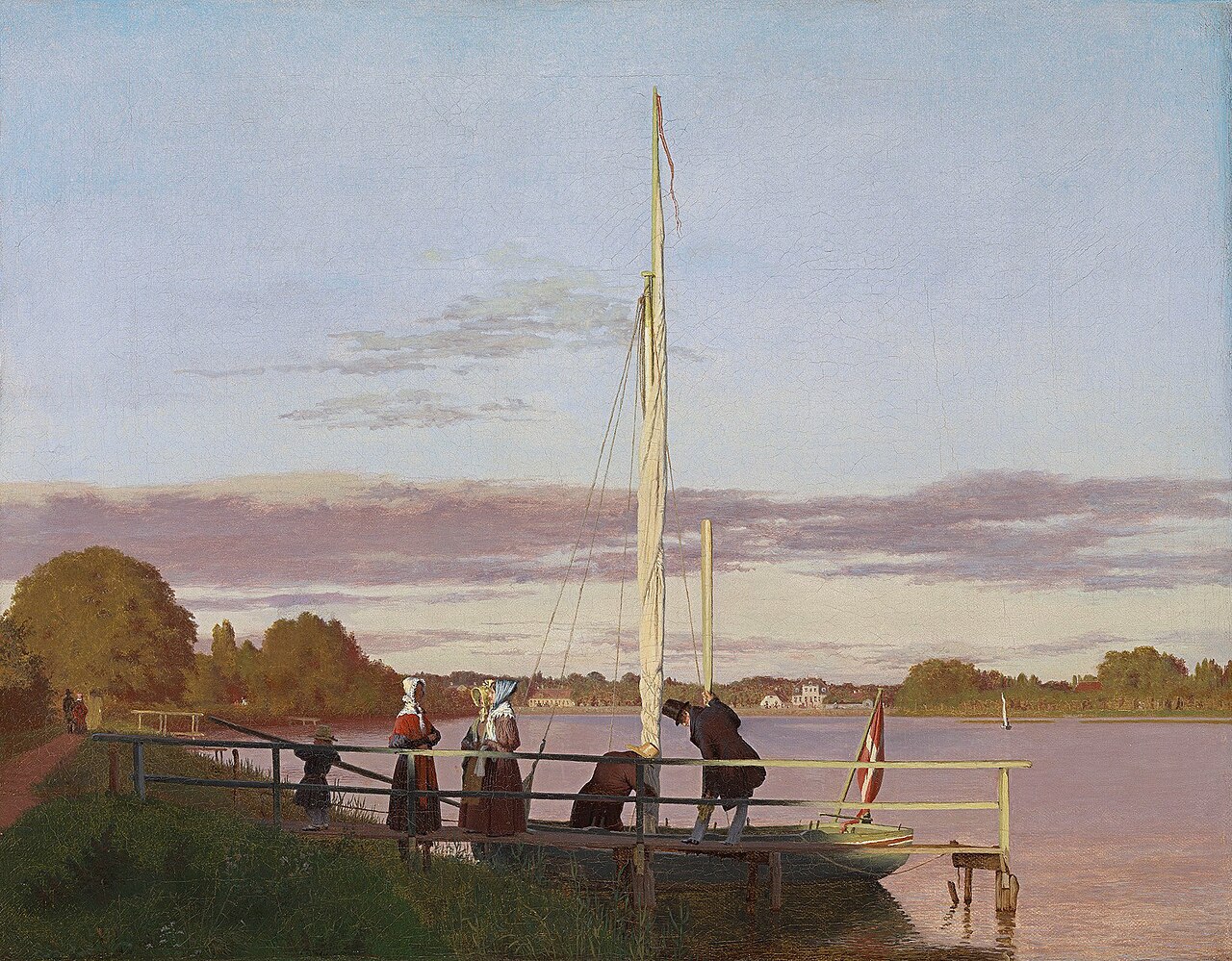 نقاشی کریستین کوبک نمای استر برو از دوسریگن