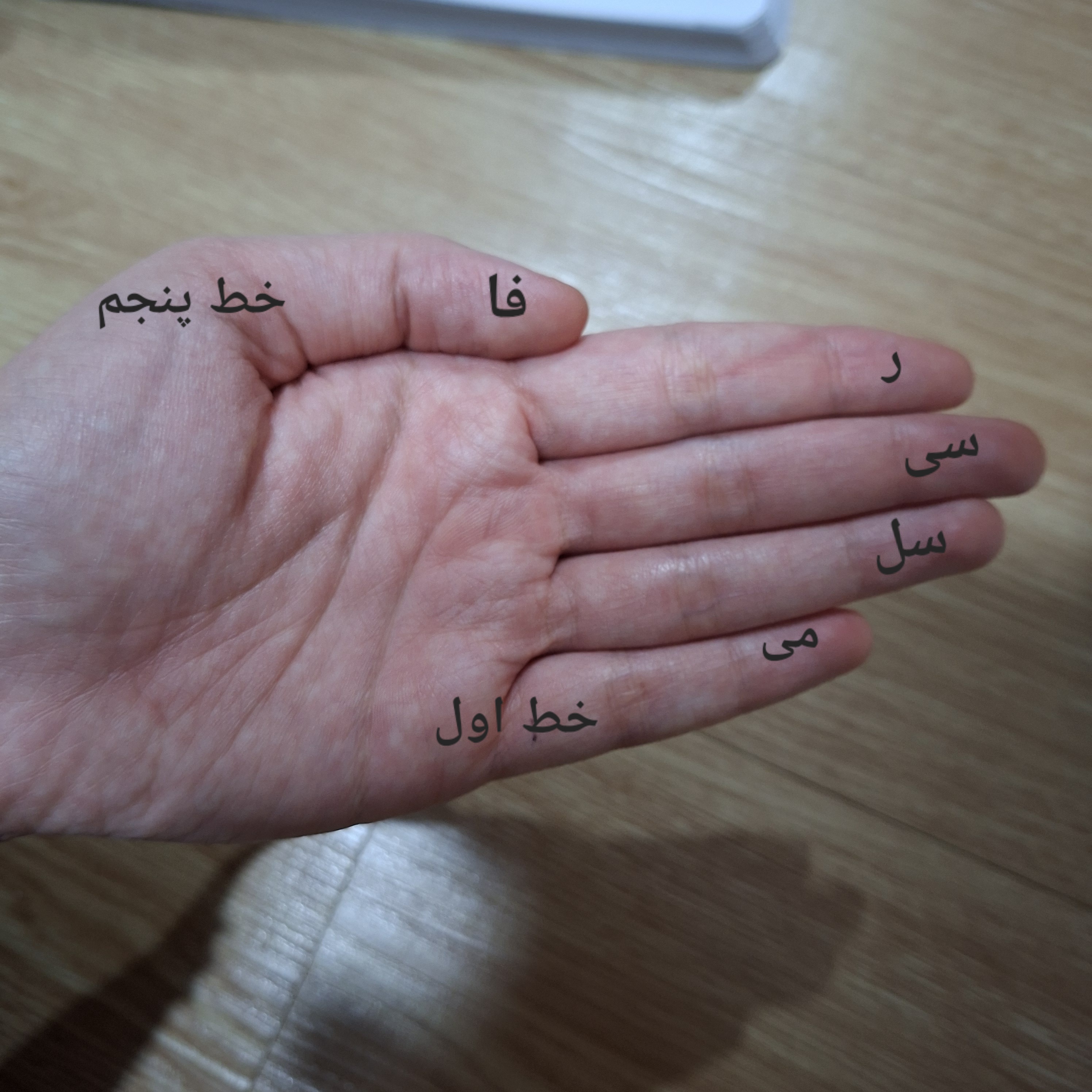 روی انگشتات نت های روی خطوط رو بنویس تا هر وقت خواستی بتونی مرور کنی و با بازو بسته کردن انگشتات و مشتت میتونی از خودت امتحان هم بگیری