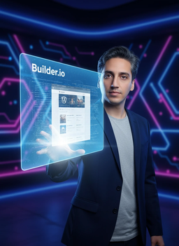 آموزش ساخت وب‌سایت هیبریدی با هوش مصنوعی Builder.io و React
