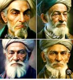 فردوسی - مولوی-سعدی-حافظ