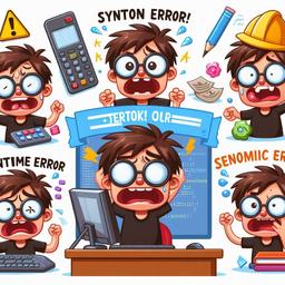 انواع خطاها در برنامه‌نویسی 🤷‍♂️