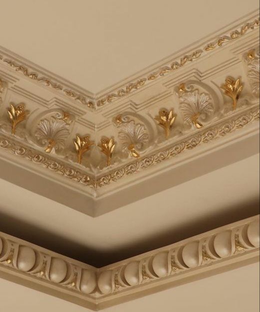 ورق طلا گچبری سقف 09392009913