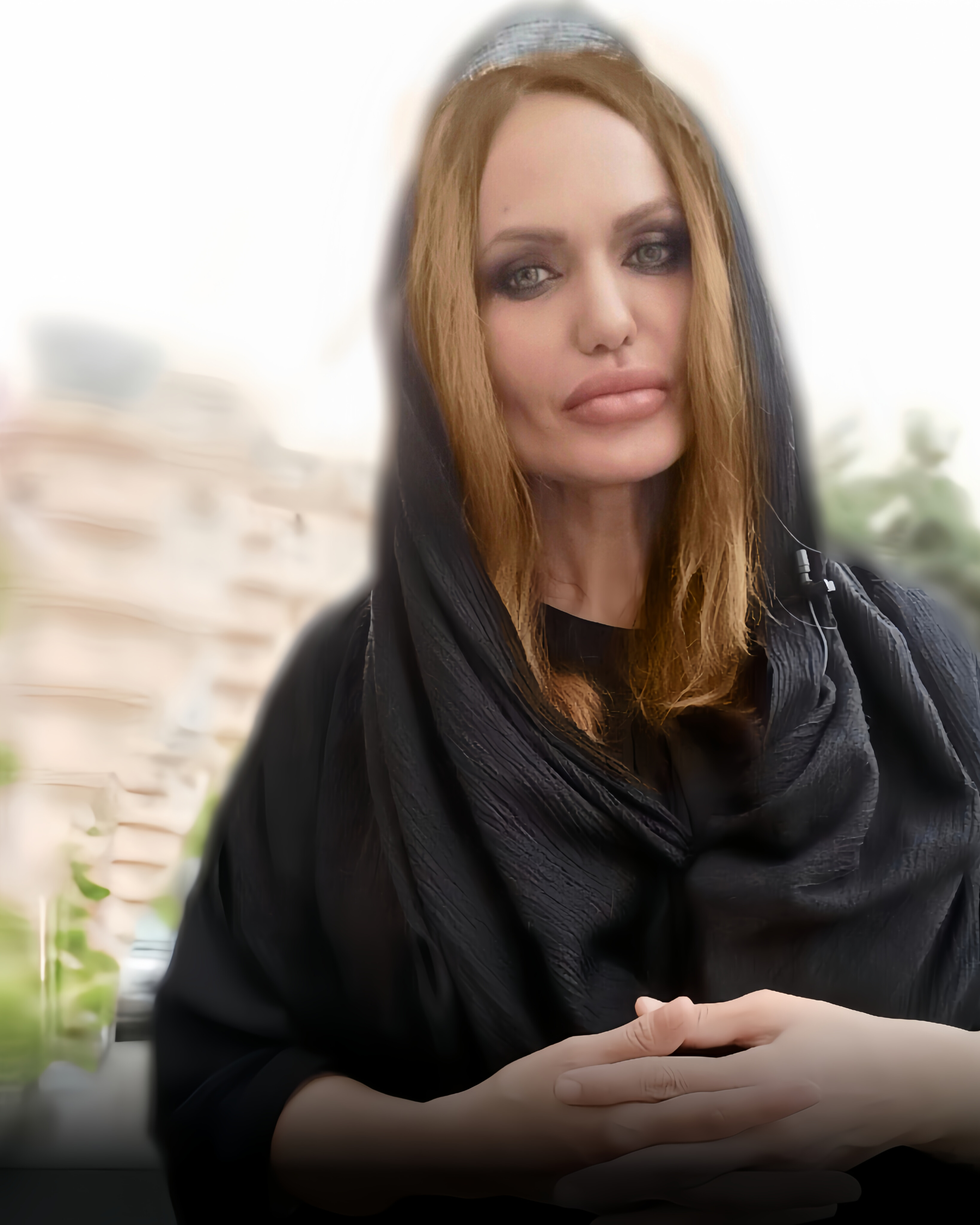 julia shahbazi angelina jolie look alike