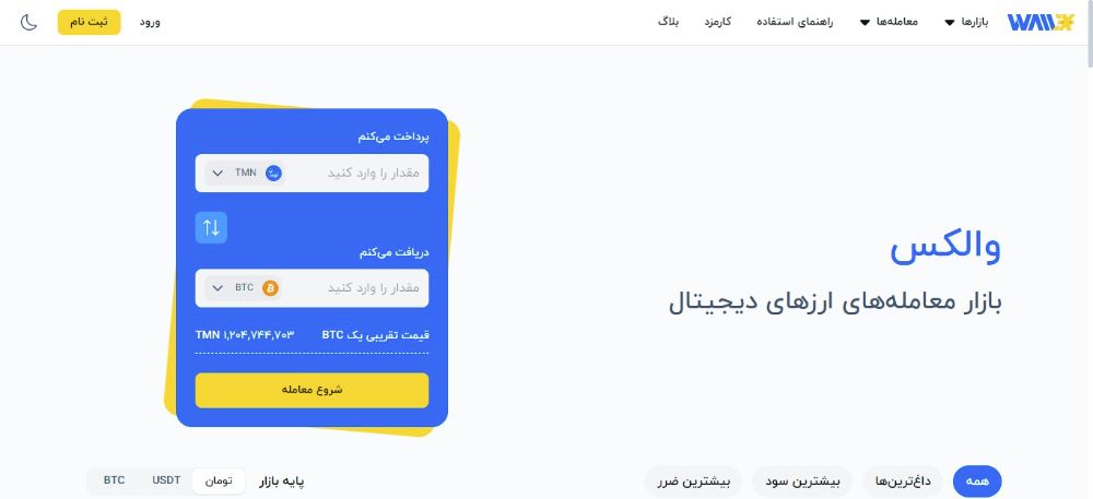 صرافی والکس