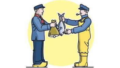 در گذشته دیرین مردم با استفاده از مبادله کالا به کالا گذران امور می کردند.