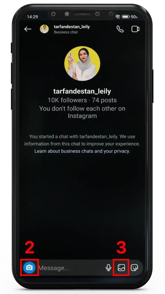 گرفتن عکس یا ویدیو