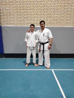 امیر محمد پورصفدری قهرمان کاراته