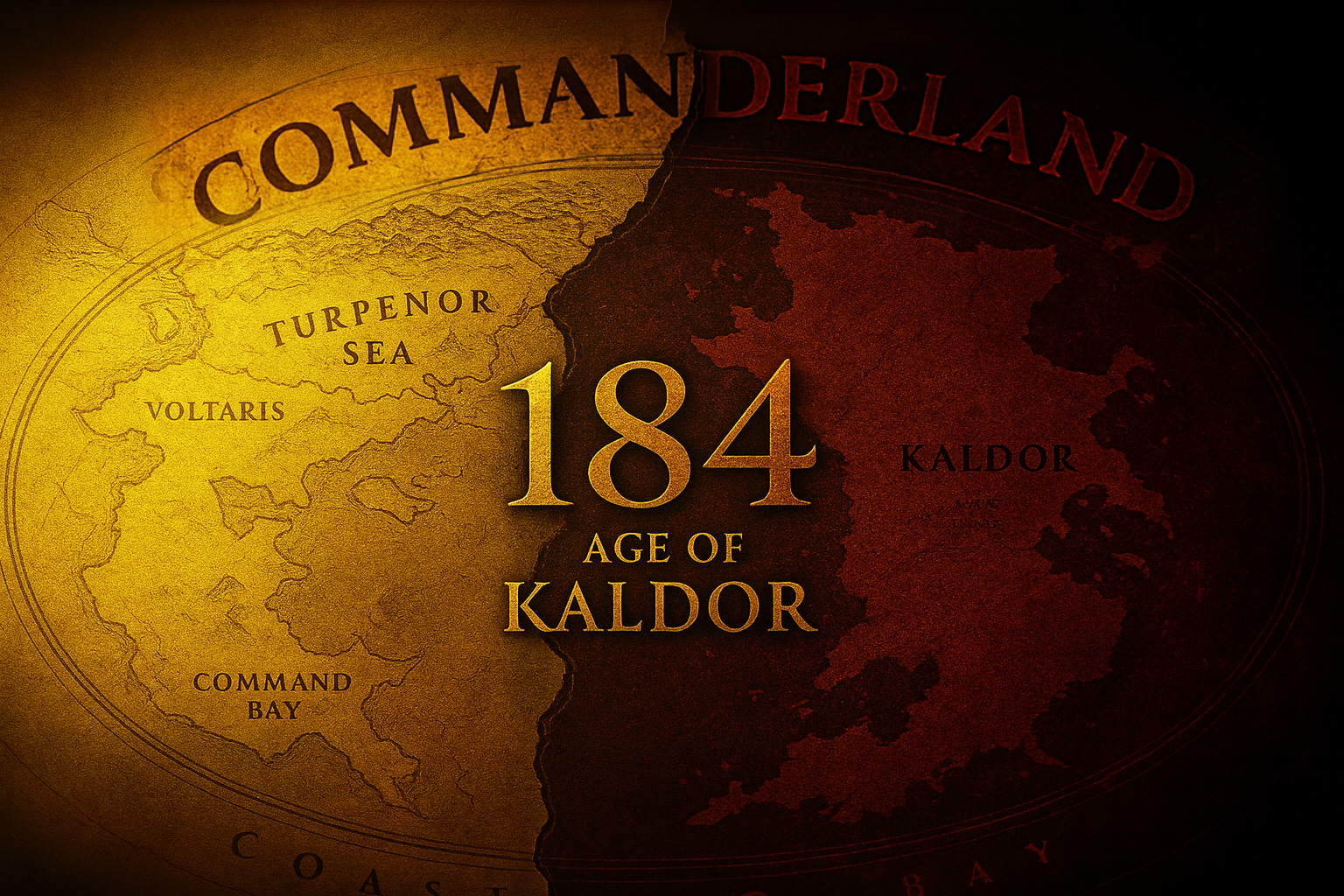 نقشه 2 نیم شده از عصر وُلتاریس تا کالدور خونین