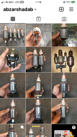 ابزارشاداب سیم پیچی انواع ارمیچر