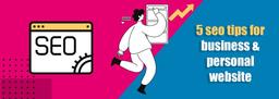 5 اصل سئو  سایت شخصی یا شرکتی