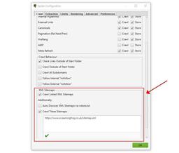پیدا کردن صفحات یتیم سایت با استفاده از نرم افزار screaming frog