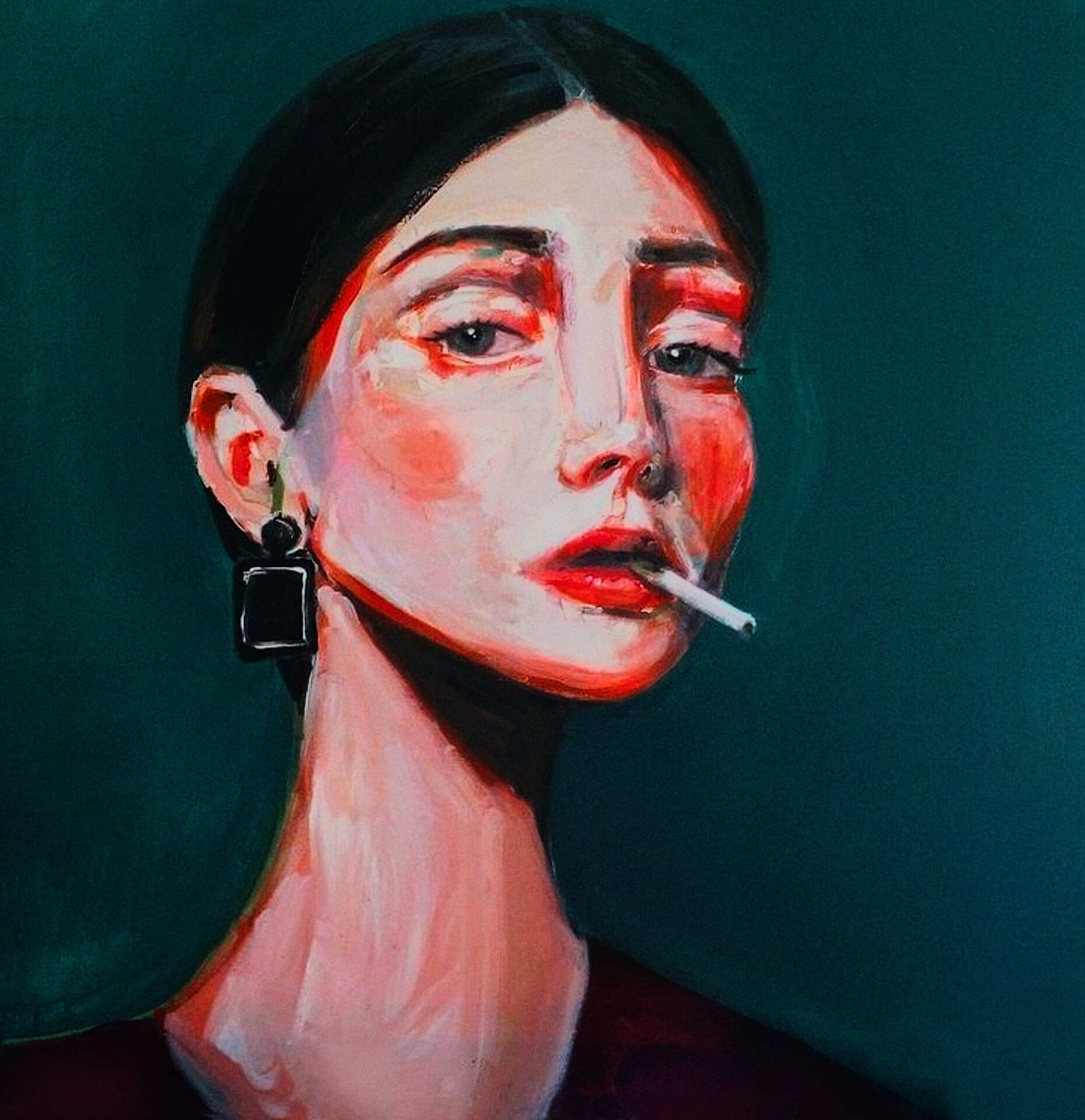 زن آروارهی شکستهی یک شعر بود.