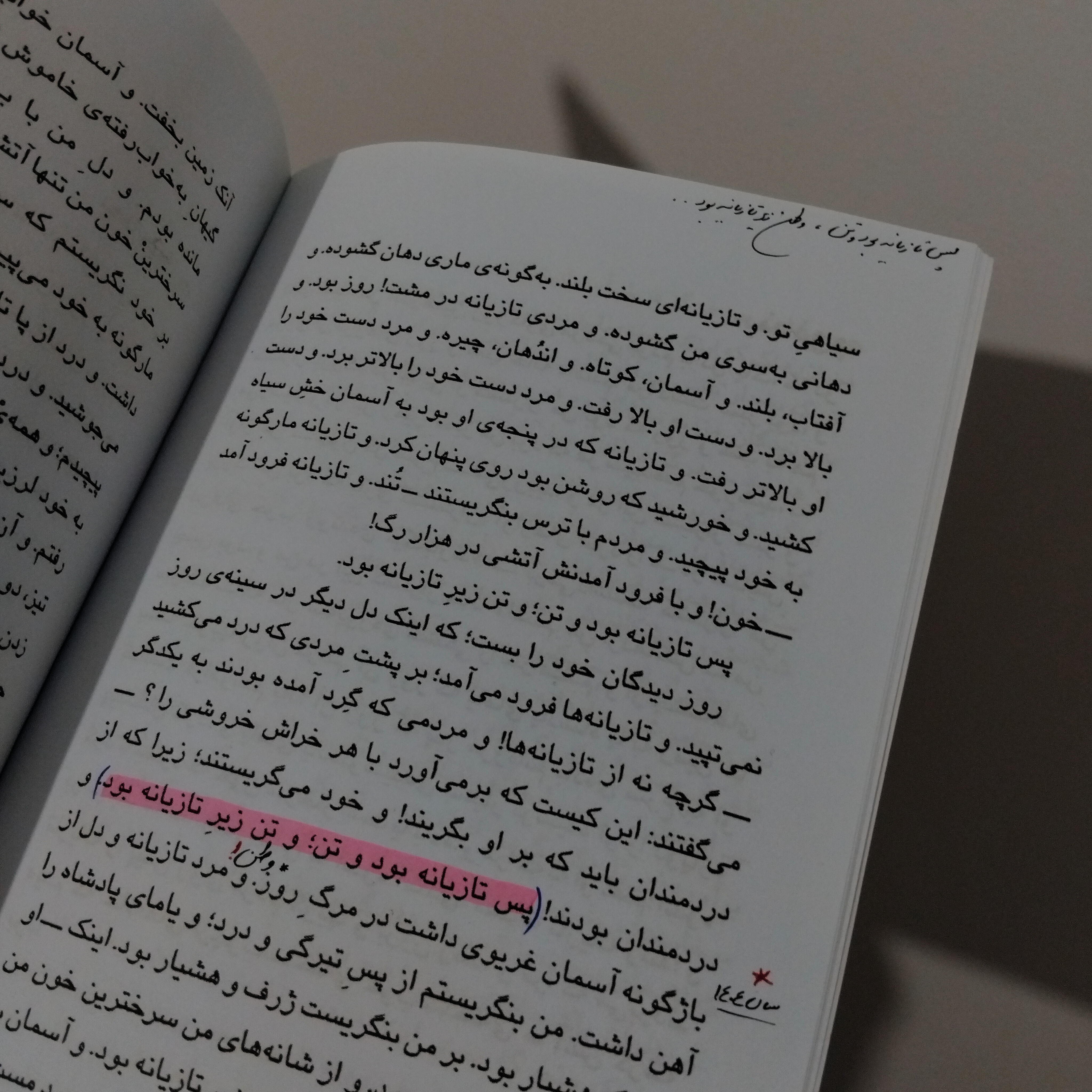 پس تازیانه بود و تن، وطن زیر تازیانه بود .