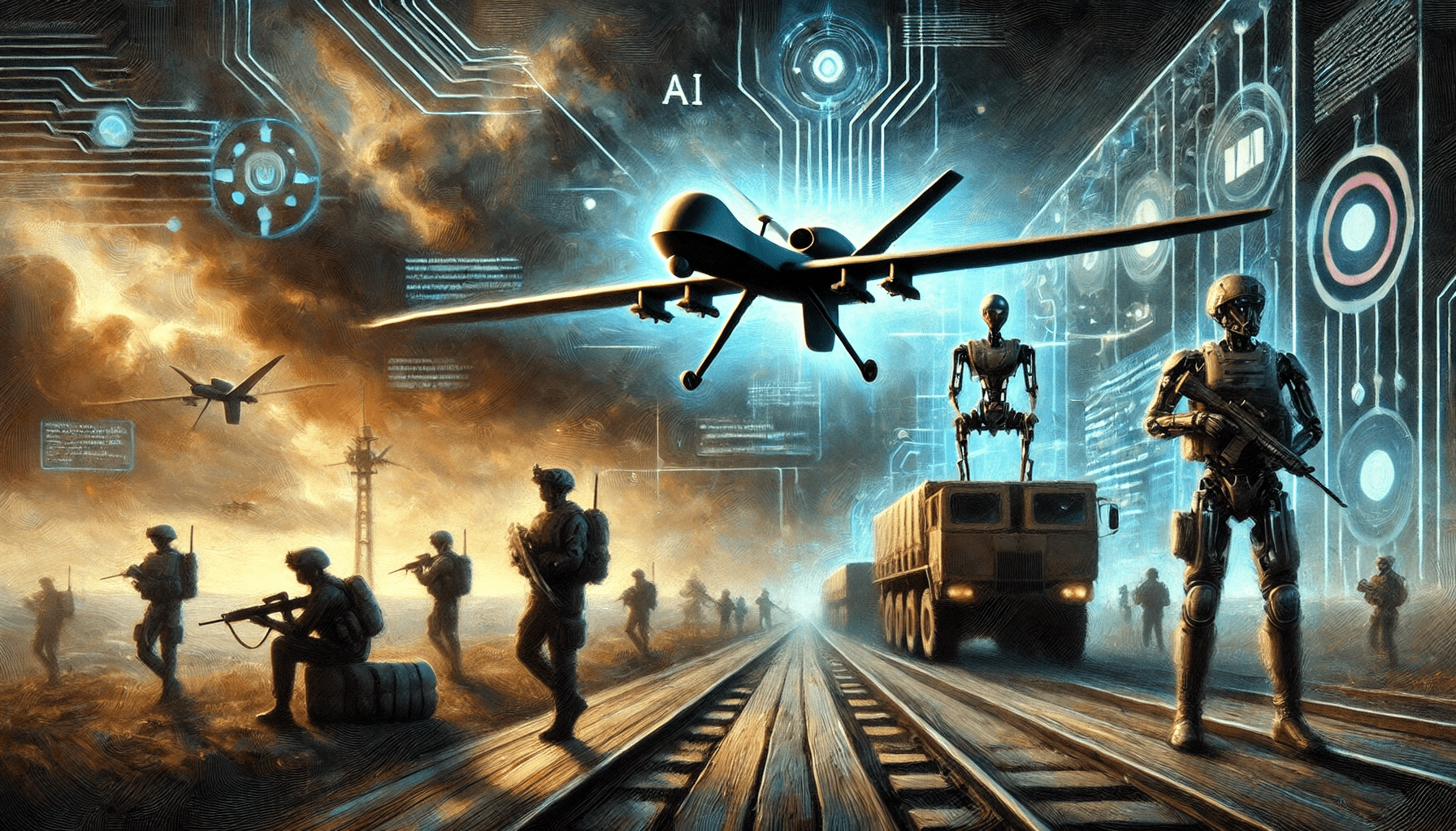 هوش مصنوعی ابزارهای فیزیکی زیادی برای تقابل و جنگ با انسان در اختیار خواهد داشت