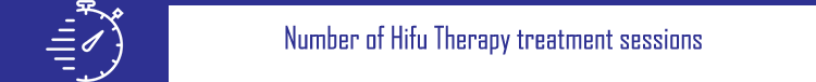 Number of Hifu Therapy treatment sessions