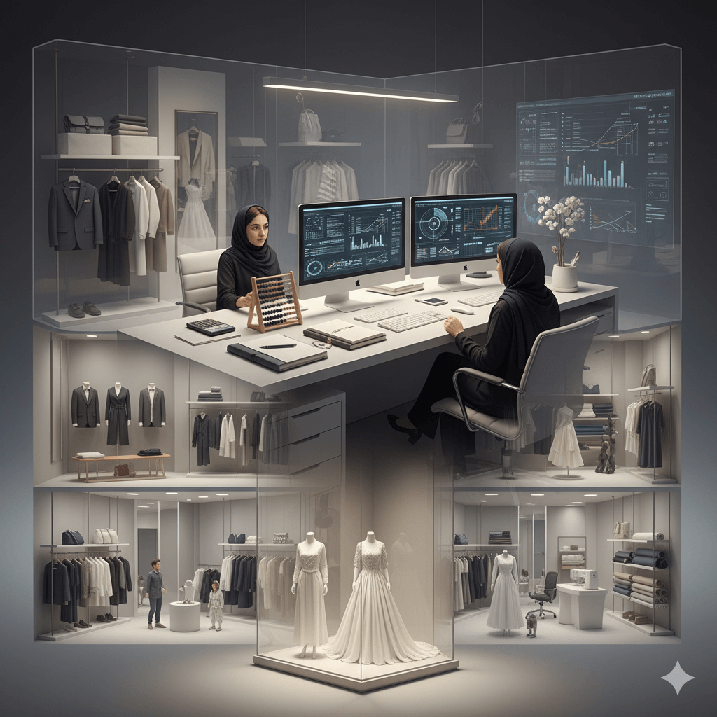 مغازه های لباس فروشی از چه نرم افزار حسابداری استفاده می‌کنند؟