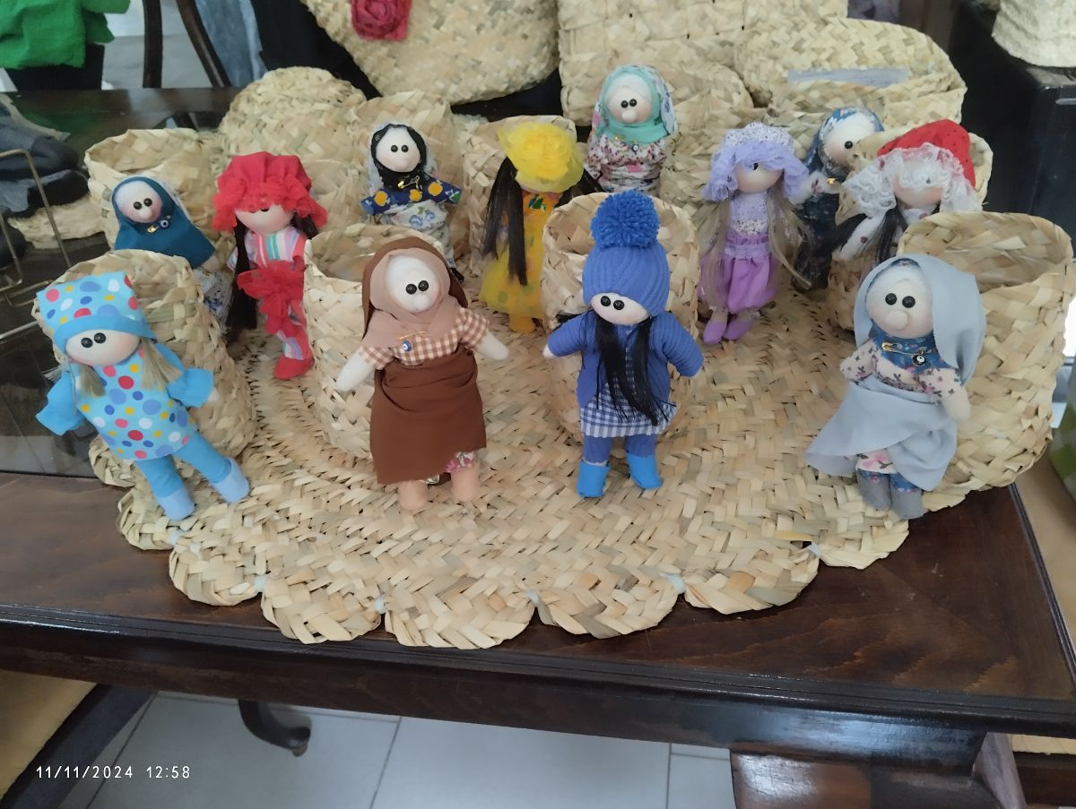  لیوان نظم دهنده حصیری عروسکی