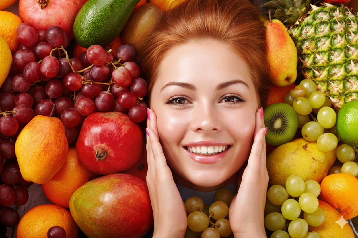 تغذیه مناسب برای پوستی شاداب