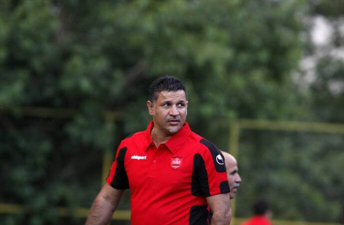 عکس علی دایی در پرسپولیسس علی دایی در پرسپولیس