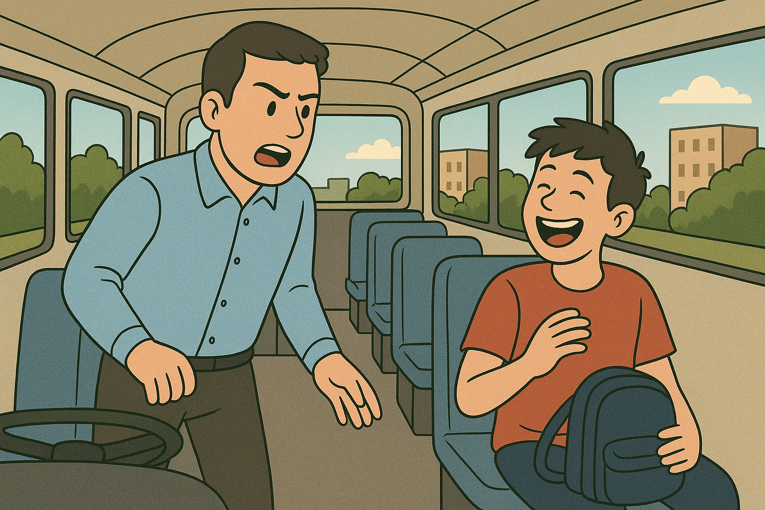 ChatGPT معتقد است که راننده نمی‌تواند فرمان را رها کند و پس از چندین و چندبار توضیح دادن، تا این حد بیشتر همکاری نکرد!