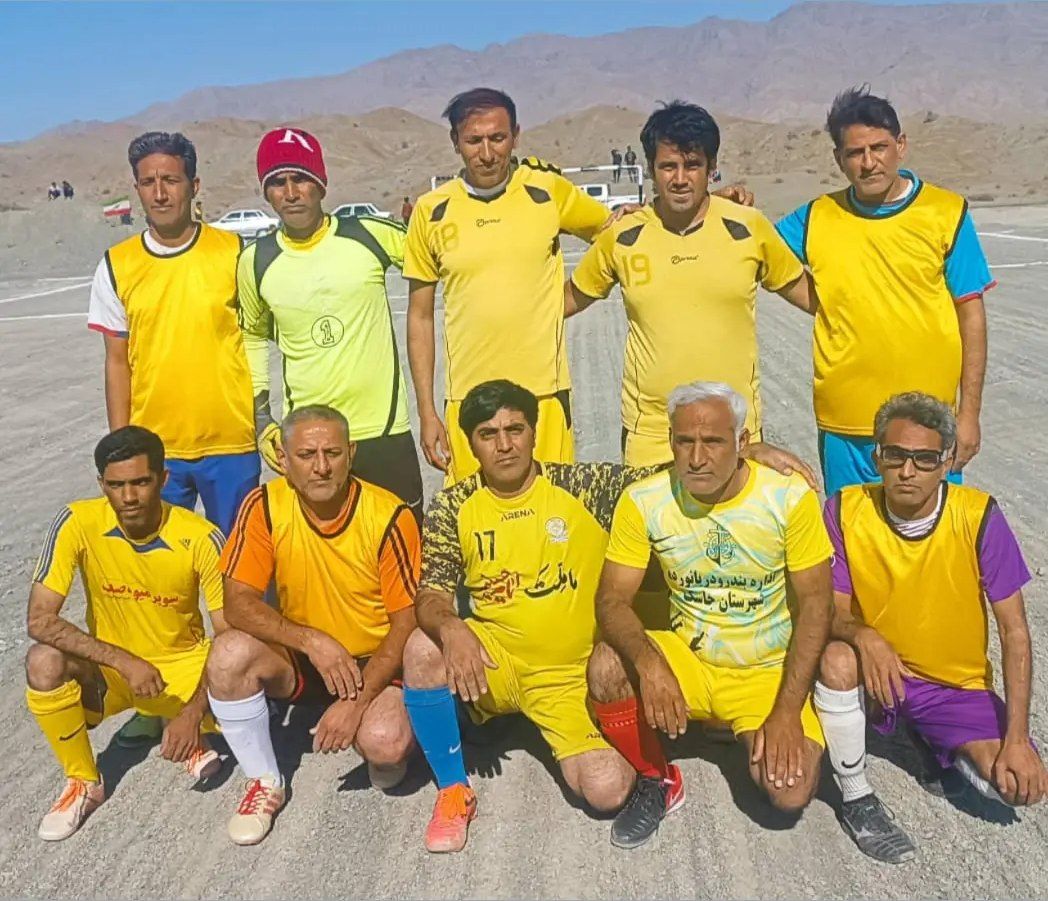 عکس تیمی پیشکسوتان شرق زنگیک