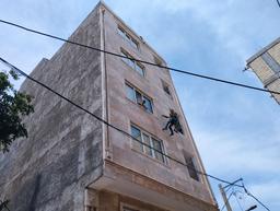 طناب کار نمای ساختمان در شمال و چالوس و نوشهر با طناب بدون داربست شمال راپل