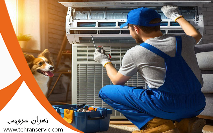 علت اینکه کولر گازی روی فن کار میکند