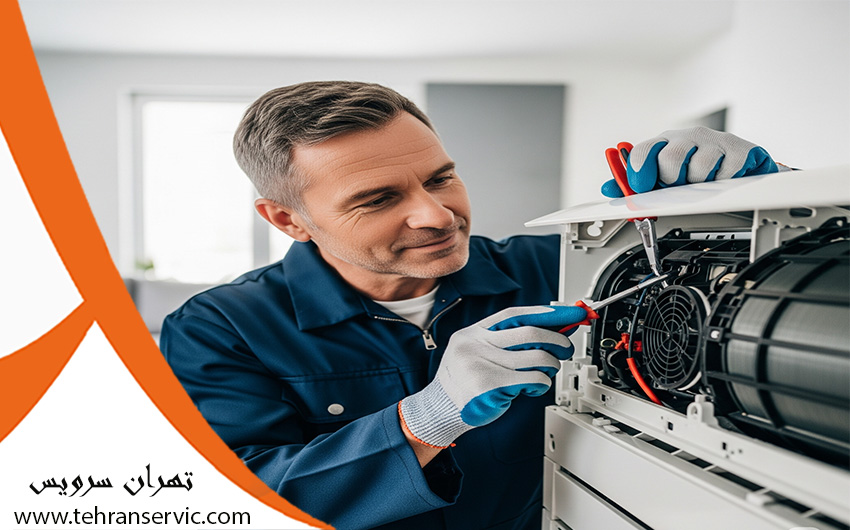 علت اینکه کولر گازی روی فن کار میکند