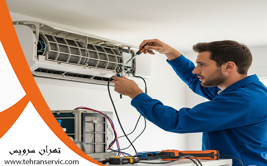 نحوه جمع كردن گاز كولر اسپيلت بدون گیج