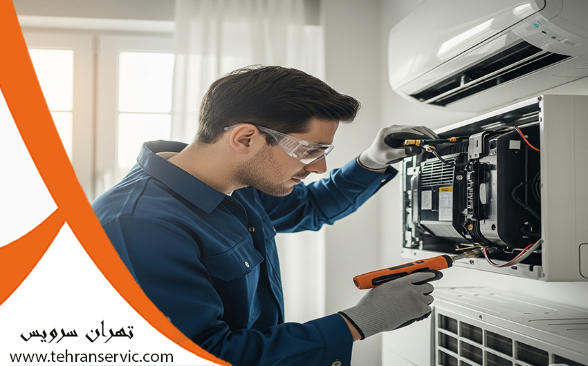 نحوه جمع كردن گاز كولر اسپيلت بدون گیج