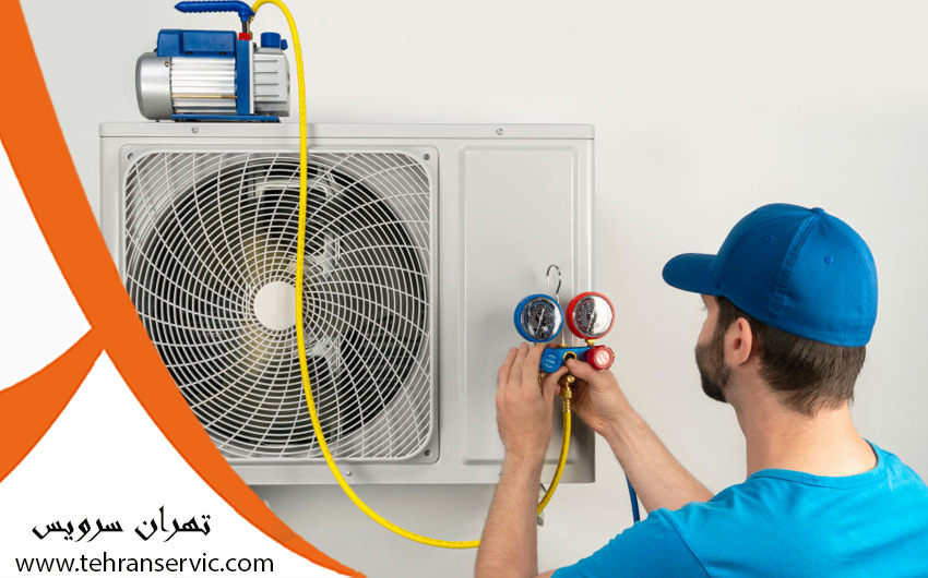 باز كردن پنل كولر گازي از دیوار