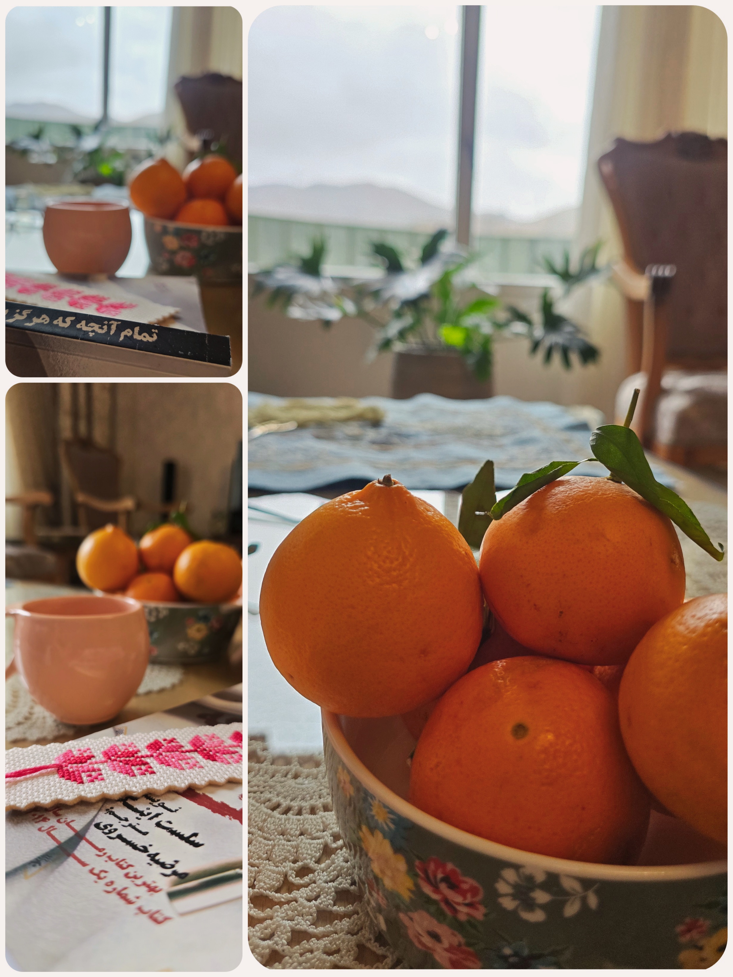 من، چهارشنبه، فکرهایم با فنجان‌های چای