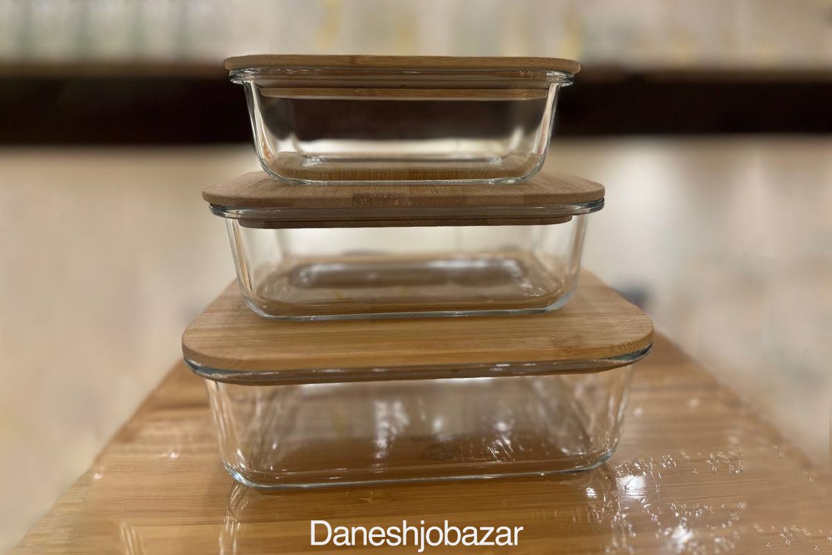 ظروف شیشه ای نگهدارنده غذا