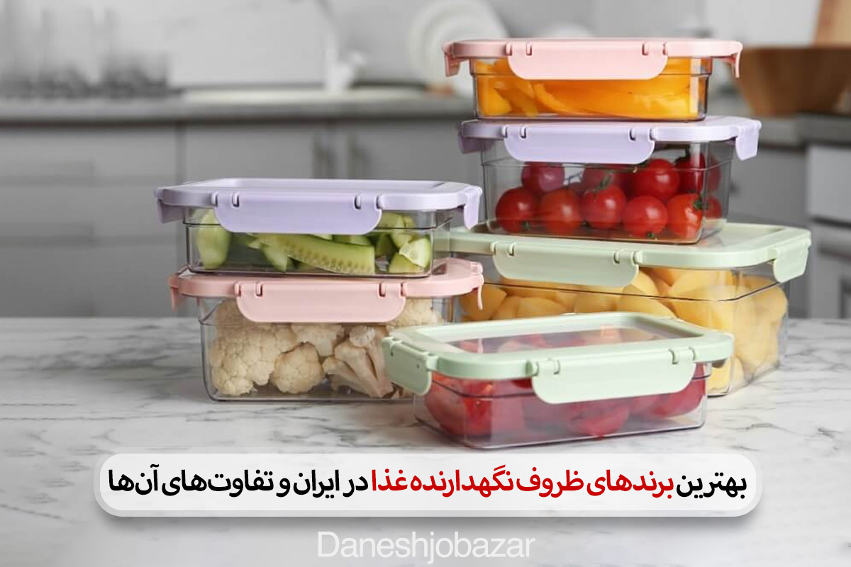 بهترین برندهای ظروف نگهدارنده غذا در ایران و تفاوت‌های آن‌ها