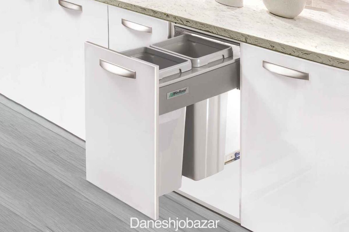 سطل زباله کابینتی (توکار یا ریلی) 