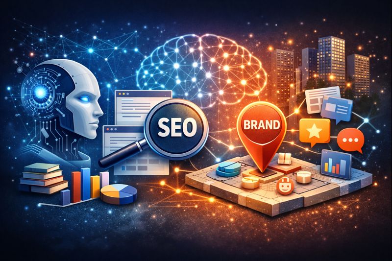 برند منشن در LLM SEO و افزایش دیده‌شدن در جستجوی هوش مصنوعی