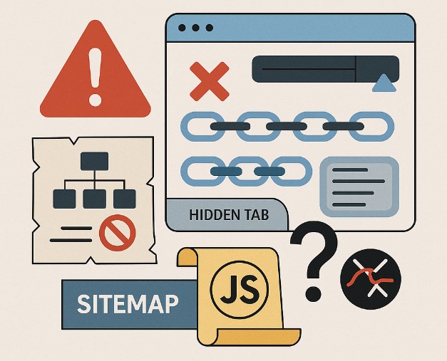 خطاهای پرتکرار در مدیریت لینکسازی داخلی و صفحات یتیم