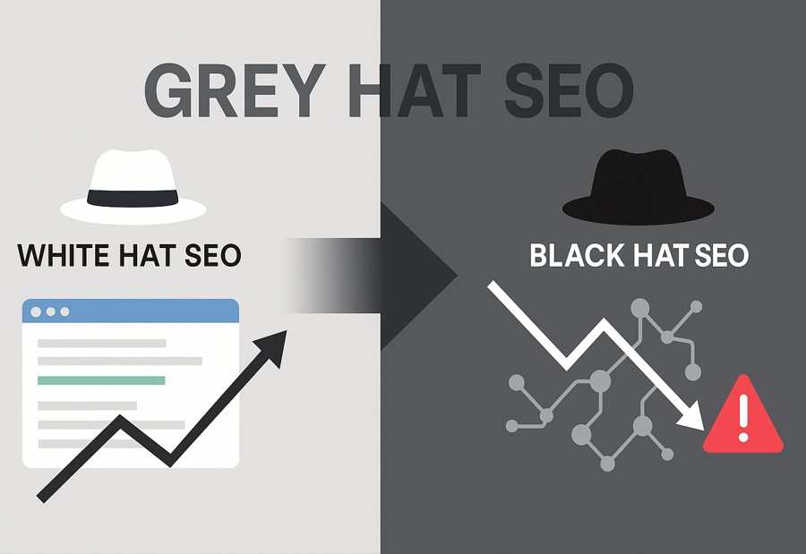 آشنایی کامل با سئو کلاه خاکستری (Grey Hat SEO) و جایگاه آن در دنیای سئو