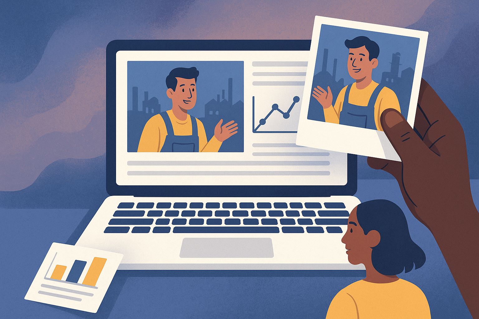 تقویت داستان‌گویی با تصاویر مرتبط و هدفمند در پست وبلاگ