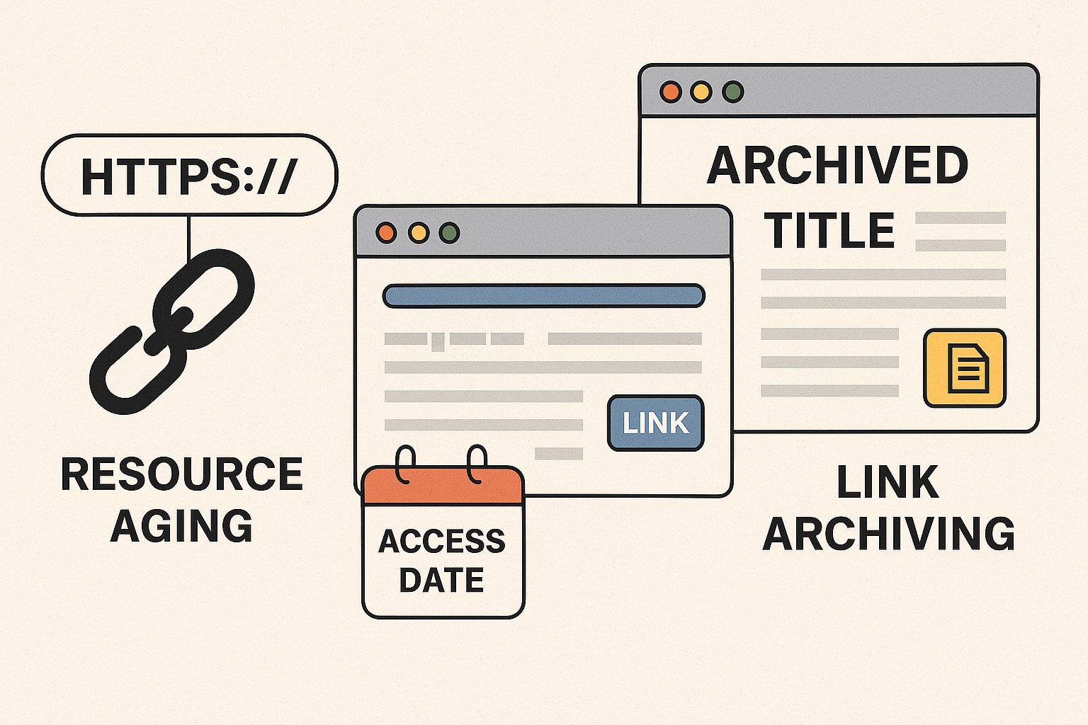 پیری لینک‌ها و جوان‌نگه‌داشتن منابع