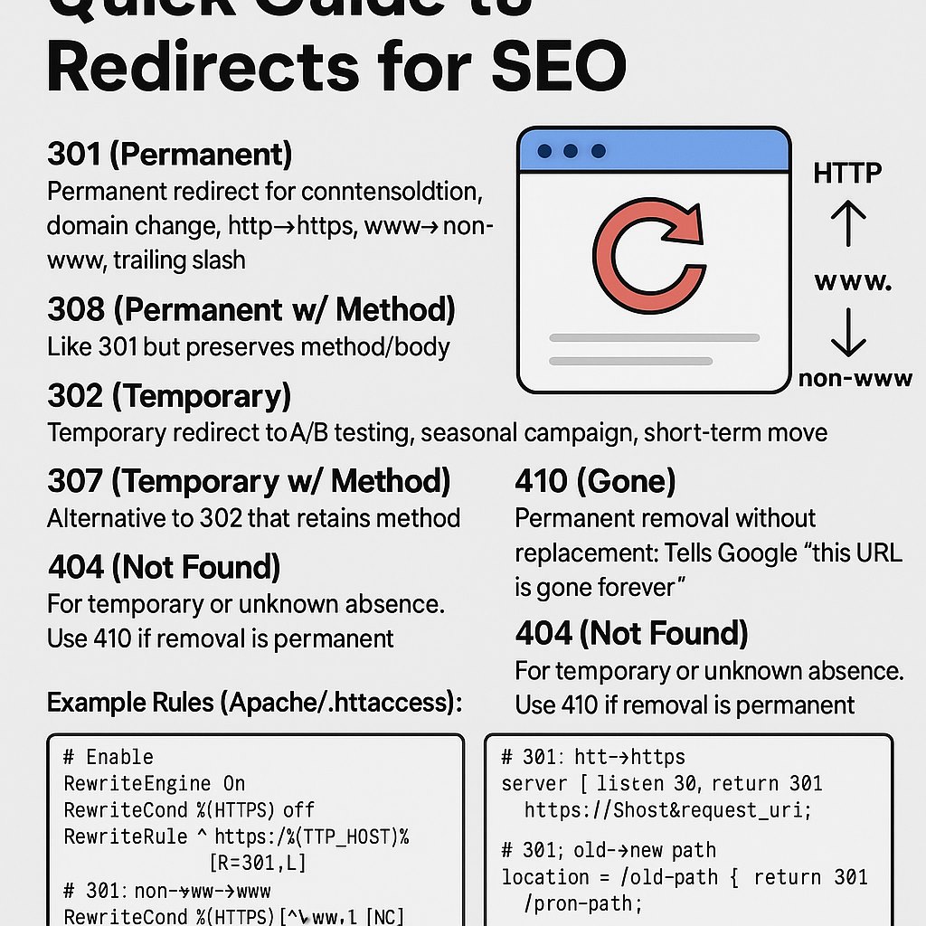 راهنمای جامع و حرفهای ریدایرکت برای سئو