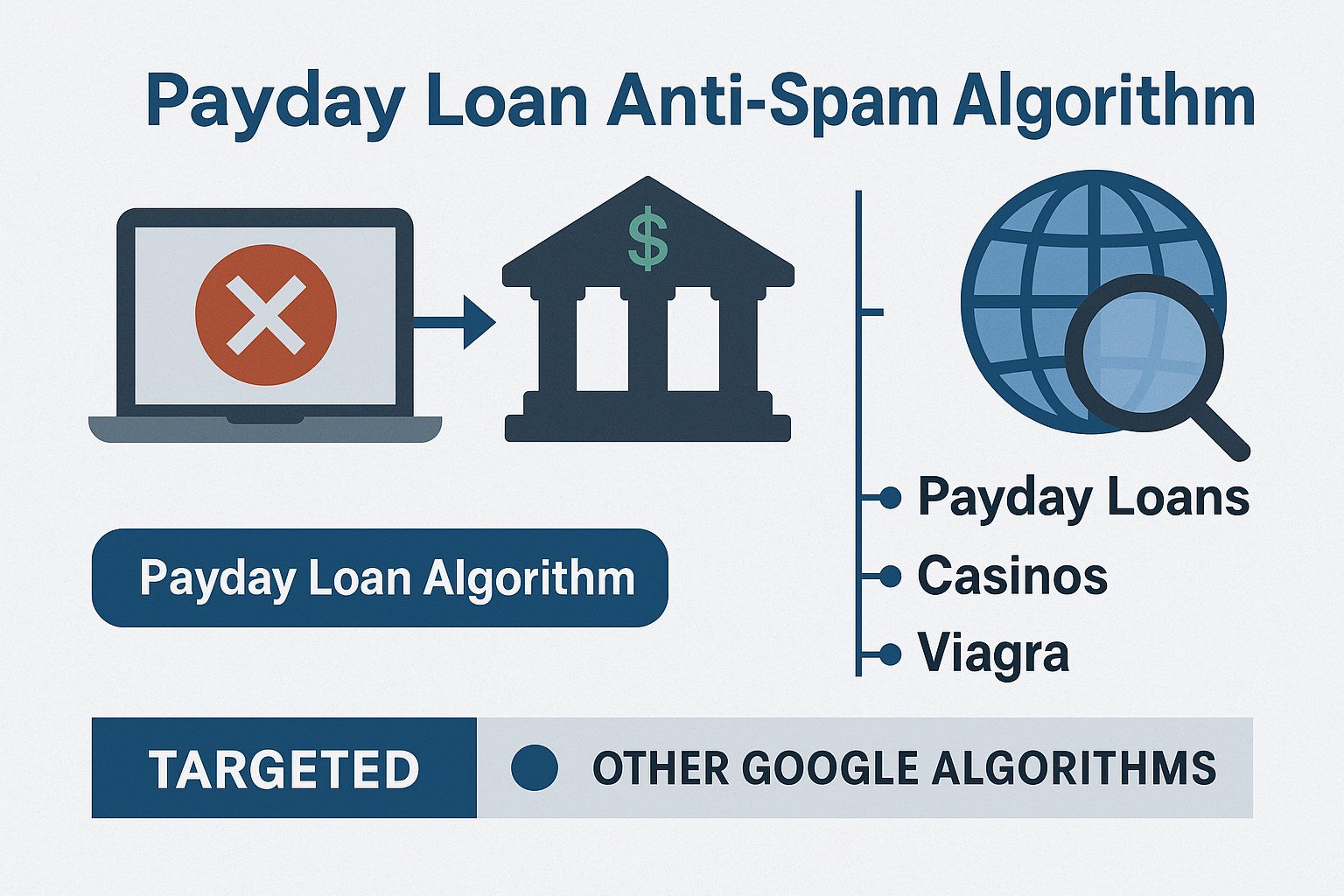 الگوریتم ضداسپم PayDay Loan گوگل