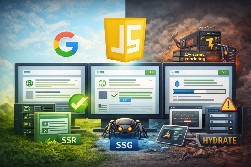 JavaScript SEO در سایتهای SPA و CSR: چطور بدون ریسک، قابل ایندکس بمانیم؟